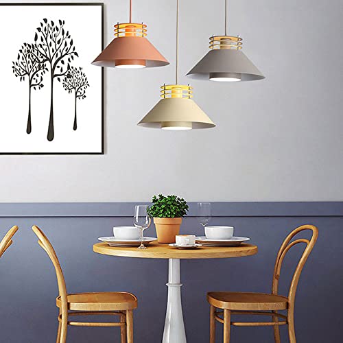 Lustre suspendu design unique E27 plafonnier semi-encastré noir - 3