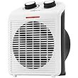 Clatronic® HL 3761 Mobile and Compact Fan Heater, 2000 and 1000 W, Radiator, Small, with Indicator Light and Overheating Protection