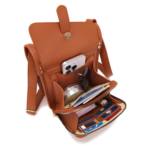 Sac messager en cuir petit format pour les courses et sorties