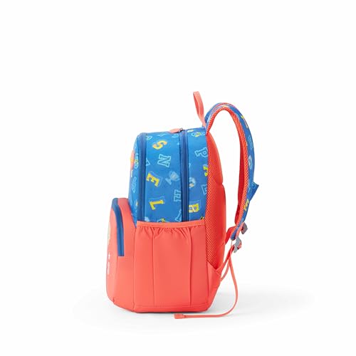 Image of American Tourister Wiggle | 26 Ltrs | 2 Compartments | Bottle Pocket | Ergonomic Padded Back Panel & Shoulder Straps | Kids Backpack | 1 Year International Warranty | Champ Coral Blue