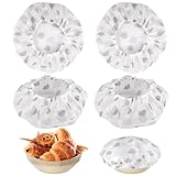 4 Stück Gärkörbchen für Brot, 28cm Leineneinsatz für Brot Gärkörbchen Gärkorb, Gärkörbchen Rund, Gärkorb Oval, Gärkorbs Rund, Leinentuch für Gärkorbs, für Garkörbe Brot (28cm)