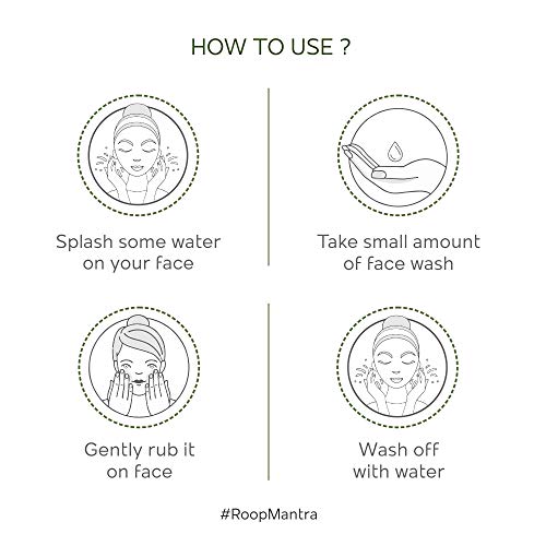 Image of Roop Mantra Ayurvedic Aloe Vera Face Wash With Tulsi & Neem | Deep Cleansing And Hydrating| Paraben & Sulphate Free| Reduces Acne And Blemishes| Natural Glowing Skin For Men & Women | 115ml(Pack Of 2)