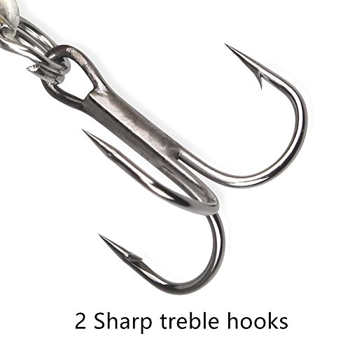 image for Sfeexun Lifelike 4 Segment Big Giant Sinking Fishing Bass Lures Artifi