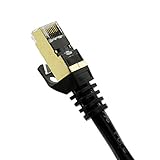 Cablesense – 0.50m Cat6 FTP Professional Gold Headed Shielded Network cable – Para Conducir – Alta Velocidad 500MHz de Primera Calidad CAT6/Parche/Ethernet/Módem/Router