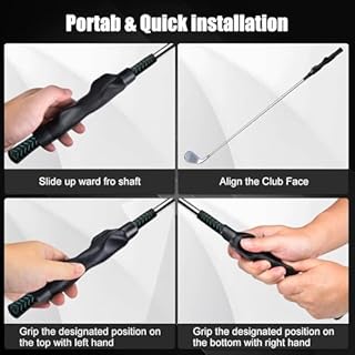 Golf Grip Trainer Swing,Grip Trainer Golf Training Equipment,Golf Grip Trainer Right Hand,Golf Training Aid to Help Train Correct Hand Position (Upgrade Right Hand Blue)