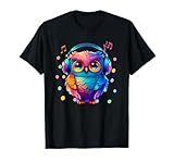 Rainbow Owl With Headphones Co