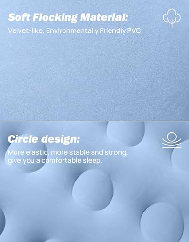 image for JOYTUTUS SUV Mattress for Car Camping, Upgraded Flocking and Extra Thi