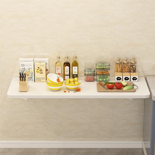 Table pliante murale pour petits espaces et bureau à domicile compact - 6