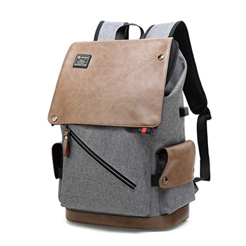 UtoteBag Mochilas Hombre,Mochila Escolar Mochila Casual Mochila Universidad Mochila Antirrobo Mochila Senderismo Impermeable Mochila para Portátil 15.6 Pulgadas