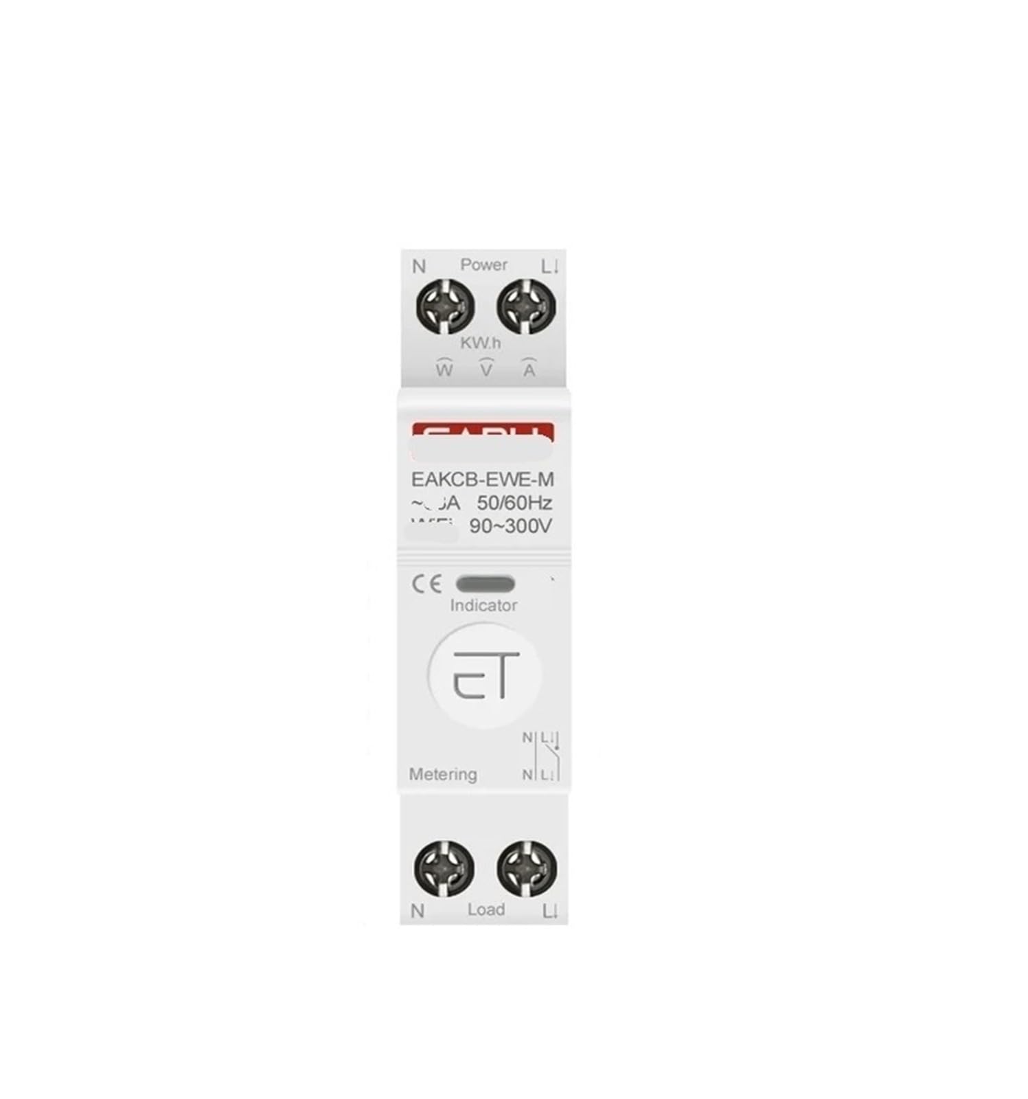 JNVFTCUX Multifunctional Intelligent Circuit Breaker 1P 63A Timer Power Energy kilowatt-Hour Voltage and Current Meter Protector(1-63a)