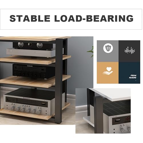Soporte Hi-Fi de pie y gabinete para componentes de audio modular 6