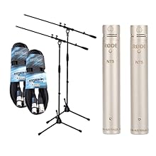 2 strictly selected microphones (stereo pair) Gold Vapoured 1/2" Capacitor Capsule Polar pattern: cardioid Satin nickel plated casing + 2 x Keepdrum microphone stands + 2 x Keepdrum 6 m XLR cable