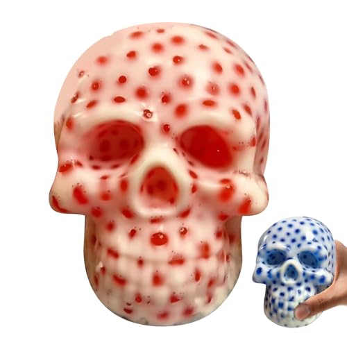Juguete para Reventar Granos - Fidget Sensorial de Calavera para Estallar Espinillas Infantil,Favoritos De Fiesta De Halloween para Niños Adultos Viajes Escuela Hogar Aula Juguete para Reventar Granos - Fidget Sensorial de Calavera para Estallar Espinillas Infantil,Favoritos De Fiesta De Halloween para Niños Adultos Viajes Escuela Hogar Aula