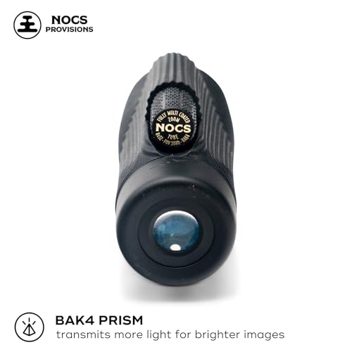 Image of Nocs Provisions Zoom Tube 8x32 Monocular, Bird Watching & Backpacking | 8X Magnification Telescope, Bak4 Prism, Wide Field of View for Wildlife Viewing