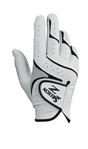 Srixon Luvas de golfe masculinas Z para todos os climas, branco/preto, extragrande, mão direita
