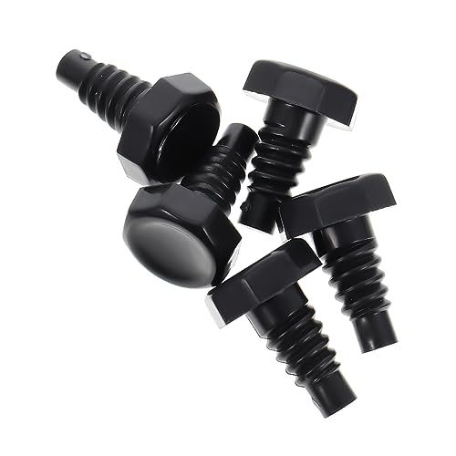 Happyyami Pool Billiard Accessories 5pcs Plastic Billiard Cue Protector Wear-Resistant Bottom