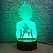 Goku Shadow night light classic anime lampe anime super boy colors change USB RGB LED Lamp touch remote cartoon room decor