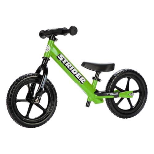 Strider 12 Sport No Pedal Balance Bike for Kids Ages 14 Years Black | No-Pedal Balance Bike for Toddlers Safety Pad Adjustable Seat and Handlebars Lightweight Frame Never-Flat Tires product thumbnail 11
