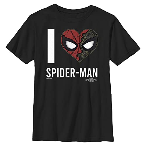 T-shirt Spider-Man Marvel pour garçon noir taille XL