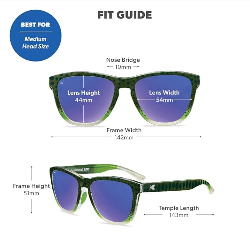 Image of Knockaround Square Polarized Sunglasses for Men & Women - UV400 Protection