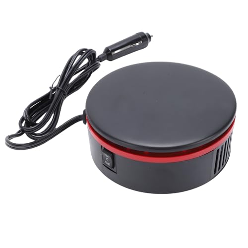 Asixxsix Calentador de Coche, Calentador y Descongelador Portátil de 150 W con Base de Rotación de 360°, Ventilador de Refrigeración de Calentamiento Rápido 2 en 1 para Parabrisas