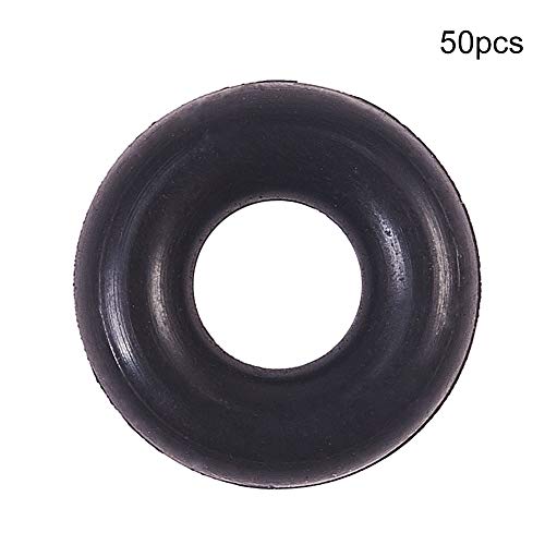 Othmro 12mmx5mmx3.5mm Black Nitrile Rubber（NBR） Sealing NBR O Rings Gaskets Washers Grommets 50pcs