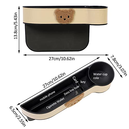 Preenchimento de lacunas de assento de carro - Assentos Automáticos Bolso Lateral do Console Lateral
