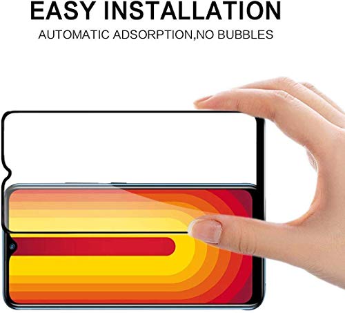 Image of DD SON Tempered Glass for Vivo U10 / Y12 / Y15 / Y17 | Screen Protector Full HD Quality Tempered Glass Anti-Scratch Edge to Edge Coverage with Easy Installation Kit (Black)