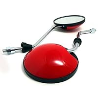 Amazon | バイクミラー 丸型 【MAXIMASELECT】 正ネジ 8mm M8