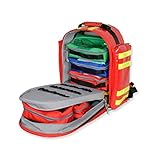 USO - Mochila de primeros auxilios estudiados para facilitar intervenciones de primera asistencia, adecuados a contener todo el aparato médico/sanitario y garantizar un transporte seguro.