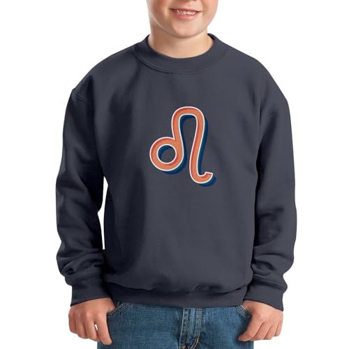 Sweatshirt enfant lion symbole de courage pour révéler la force des petits natifs du zodiaque