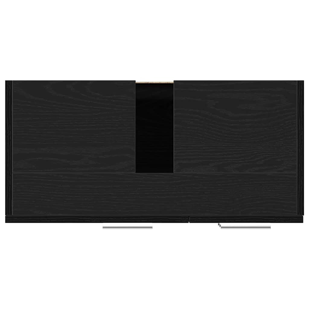vidaXL Mueble para Lavabo de Roble Negro 63x30x54 cm, Armario de Lavabo, Armario de baño, Mueble de tocador, gabinete de baño, Muebles de baño