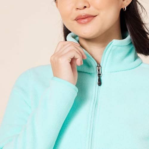 Image of Amazon Essentials Women's Classic-Fit Full-Zip Polar Soft Fleece Jacket, Outerwear Coat with Cuffs (Available in Plus Size)
