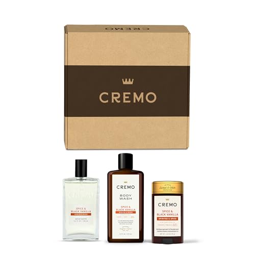 Cremo Gift Set, Spice & Black Vanilla