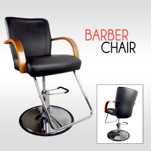 Classic Hydraulic Barber Chair Styling Salon Beauty Hair Spa Salon Wood Trim New