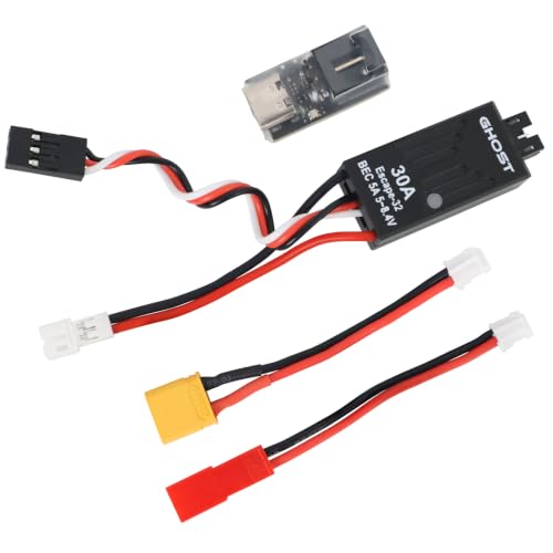 ESC 30A sin escobillas Ghost para superar rocas y rutas técnicas con tu SCX24 1/24 1