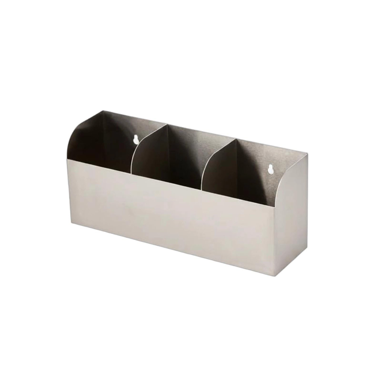 Yajuyi Porta Cannucce Portaoggetti Acciaio Inox Organizer Dispenser Bicchieri Vassoio Multifunzione Adatto a Commerciali Self-service Sala Break, color to 2