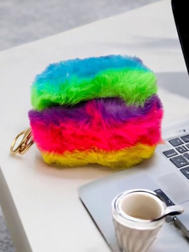 Image of SE HUB Earphone Case Cover Compatible with AirPods Case Cover | Soft Fur Skin Buds Full Protection Cover