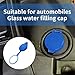 Jitrendo Windshield Washer Fluid Cap, Car Windshield Wiper Reservoir Cap, Windshield Wiper Fluid Cap Compatible with Ford 2012-2018 Windshield Washer Reservoir Cap