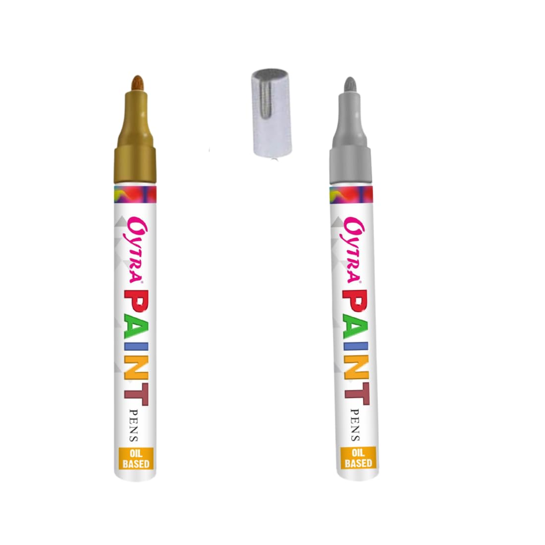 Oytra Paint Marker Pens Permanent Waterproof Oil Based Individual pens Works and All Surfaces, Wood, Fabric, Steel, Glass (Gold, Silver) (B0CN3DQK1D) Amazon Price History, Amazon Price Tracker