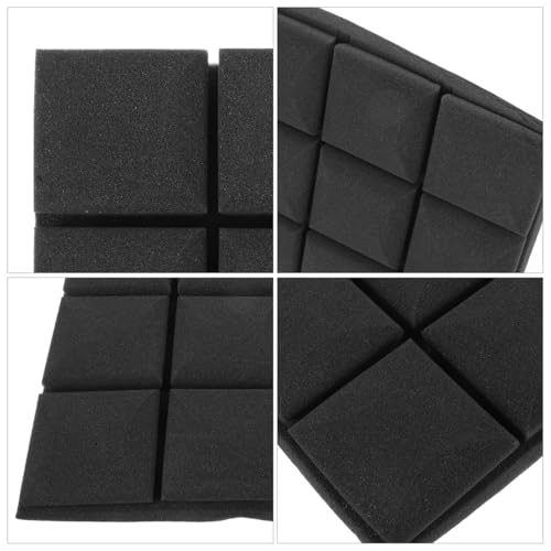GALPADA 4 Piezas Paneles Acústicos Aislantes de Pared de Espuma de Alta Densidad para Reducción de Ruido Fácil Instalación para Estudios y Habitaciones miniatura 5