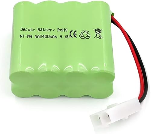 Vista 37 de Paquete de baterías de 4.8 V, 2 unidades de 1000 mAh NiMH AAA (no AA) batería recargable RC con enchufe SM para camiones, coches RC, robots, 4.8 V
