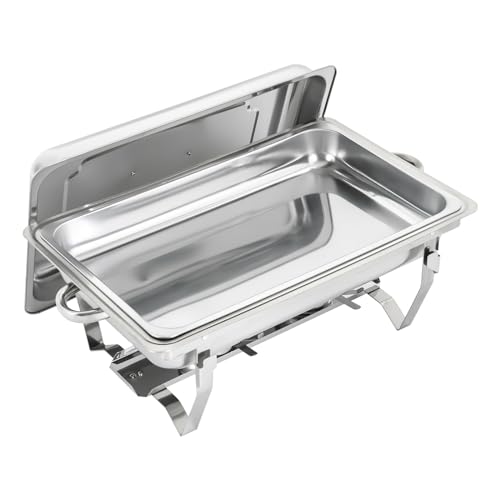 Recipiente para calentar el calor, 62 x 34 x 31 cm, acero inoxidable, para catering comercial, buffet, hoteles