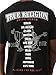 True Religion Men's Short Sleeve Flock Buddha Tee – Crewneck Graphic T-Shirt- Jet Black, L