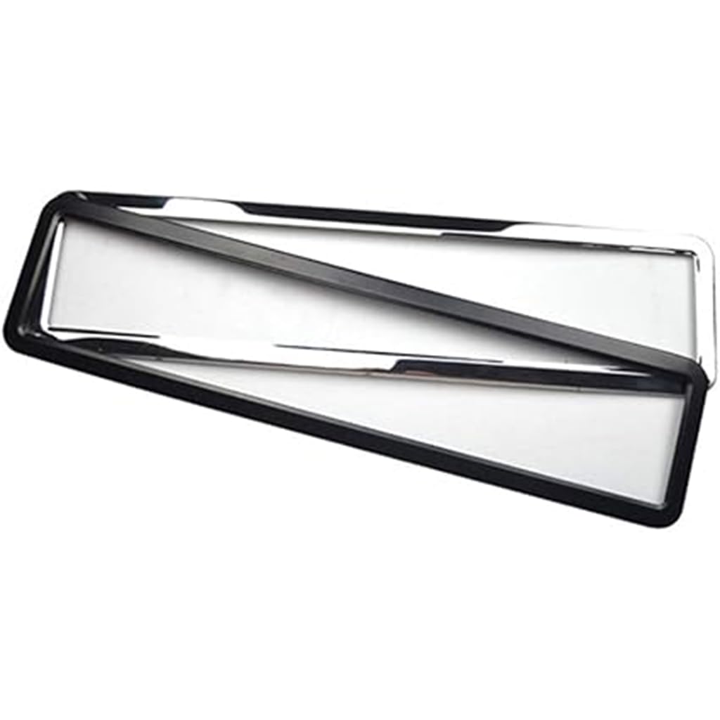 Lot de 2 Supports de Plaque d'immatriculation compatibles avec Audi A6 Berline MK C6 2004-2011. Cadres de Support d'immatriculation, Accessoires de réglage visuel.