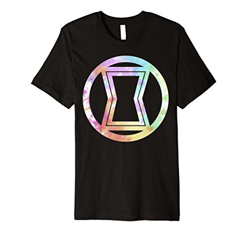 Marvel Black Widow tie Dye Symbol Premium T-Shirt