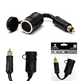 La prise allume-cigare est adaptée à la plupart des prises d'accessoires de type allume-cigare standard 12 V / 24 V ; Sa longueur de câble rigide est de 4,5 cm pour une connectivité accrue