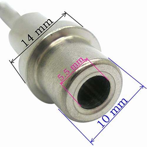New 304 Stainless Steel High Pressure Valve for Condor Airgun PCP Airforce (TOP HAT ID / OD: 4.5 / 8 mm)