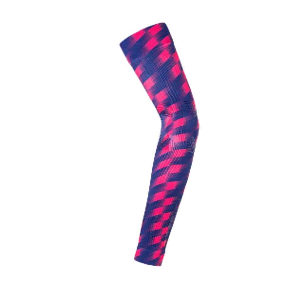 FLOKY NO STRAIN Fantasy Tokyo Manchon biomécanique Taille L/XL, violet et fuchsia, protection coude et avant-bras