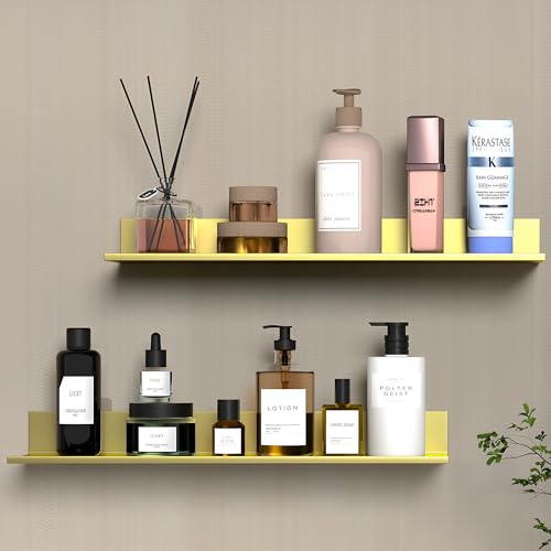 Wisfame Gold Floating Shelves,16